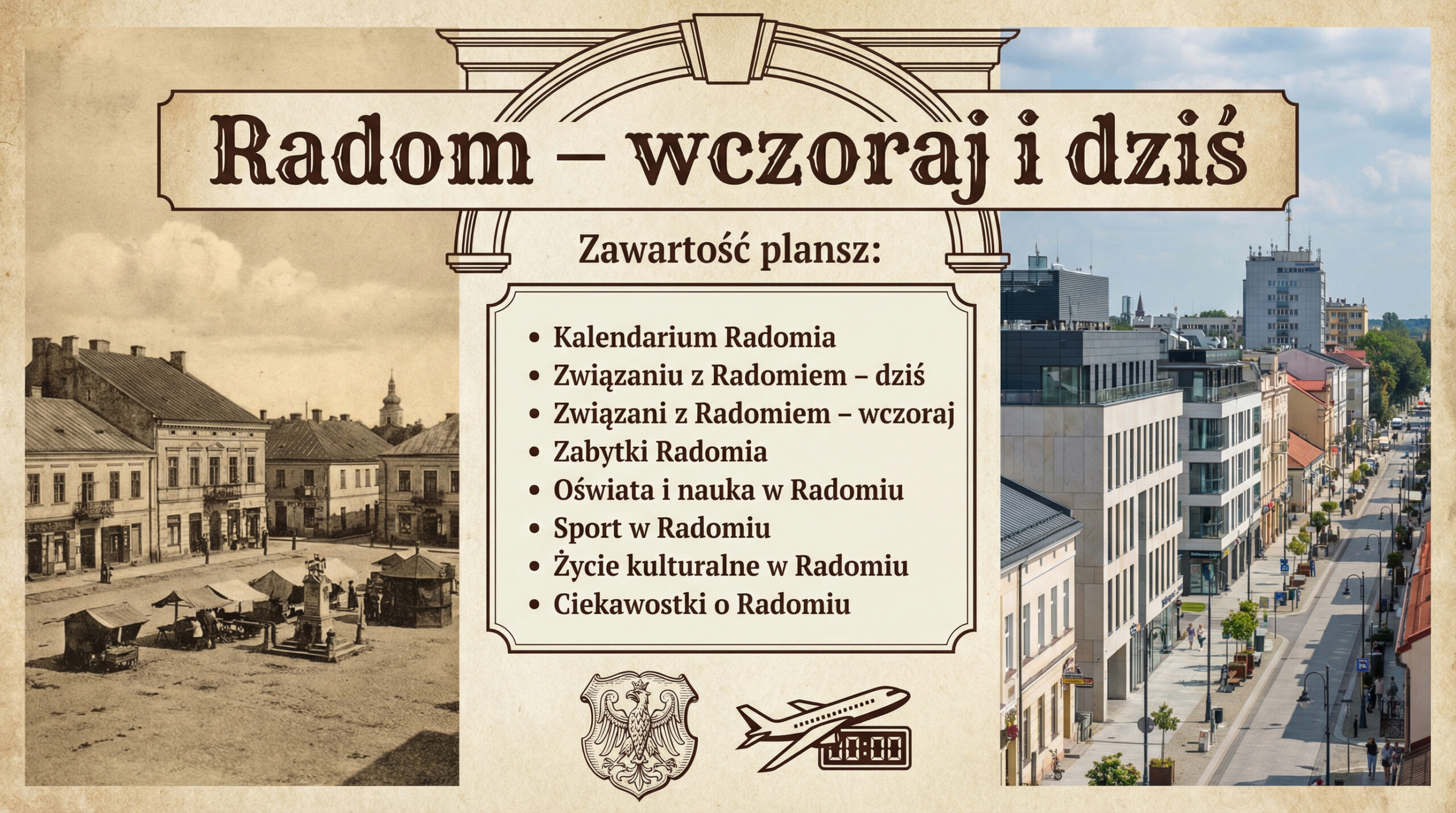 Plakat reklamujący wystawę pt. 