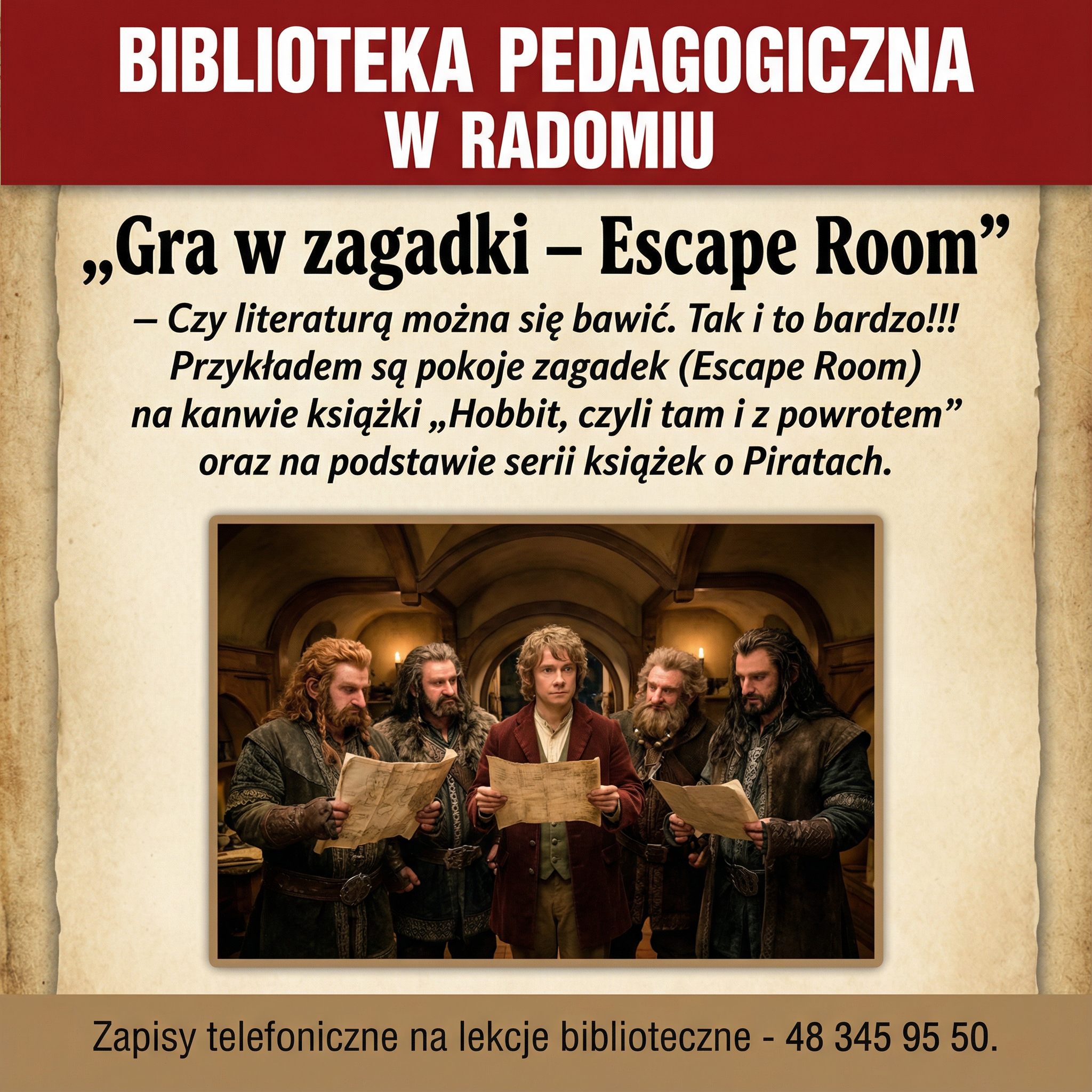 Infografika - gra w zagadki - Hobbit, czyli tam i z powrotem