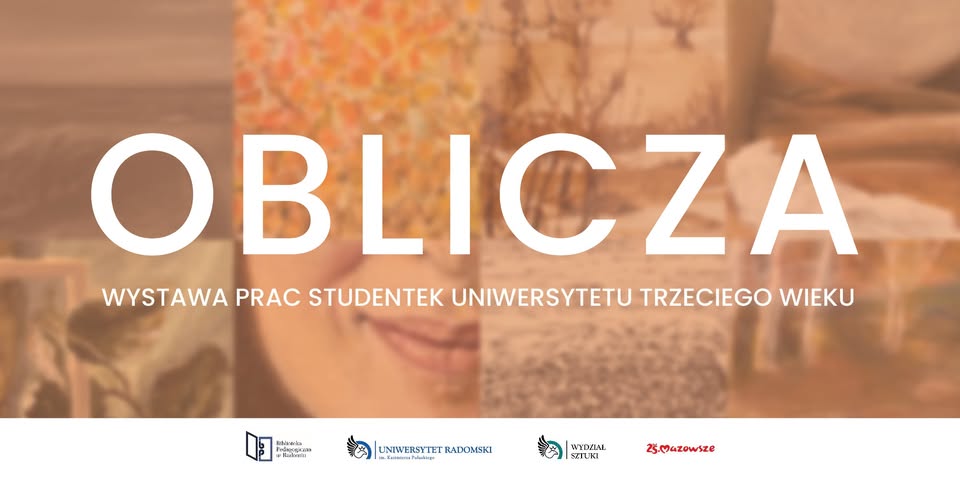 Zaproszenie na wernisaż wystawy Studentek Uniwersytetu Trzeciego Wieku 