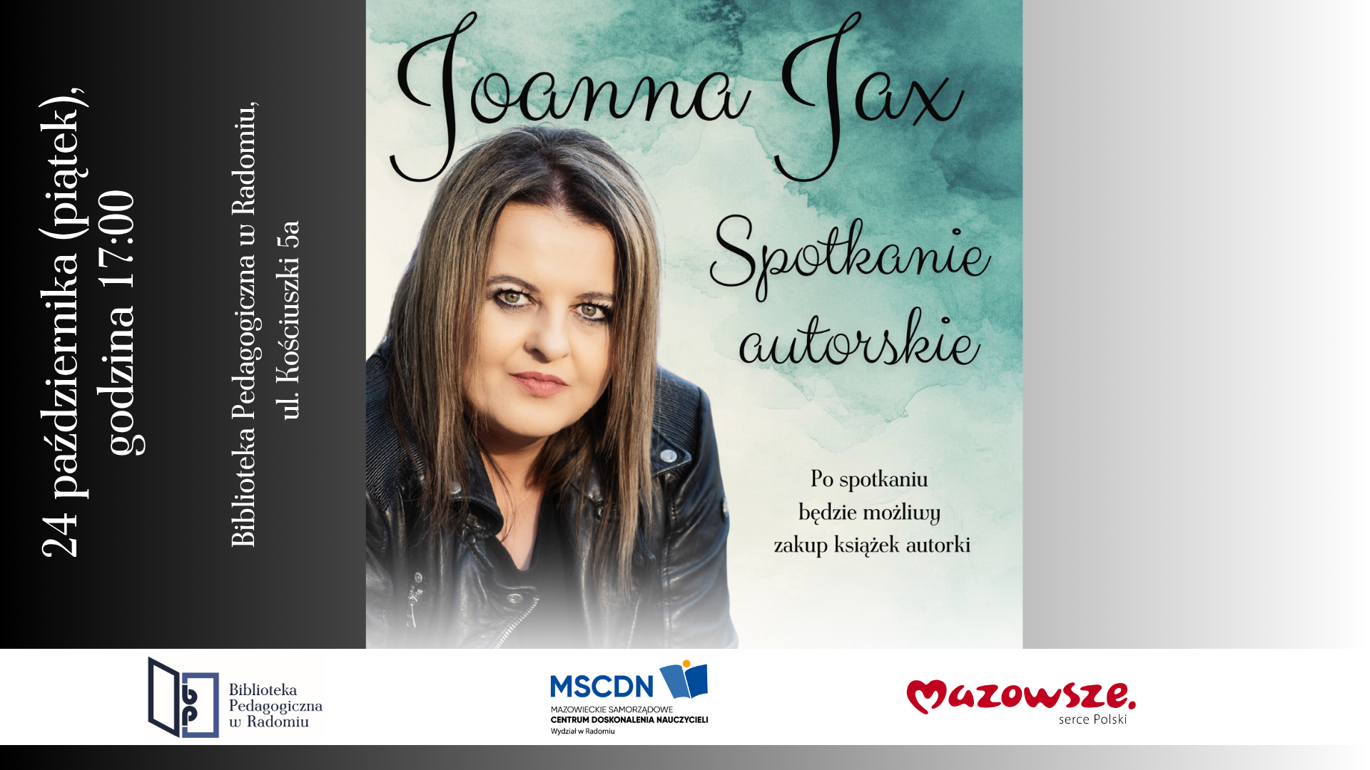 Zaproszenie na spotkanie autorskie