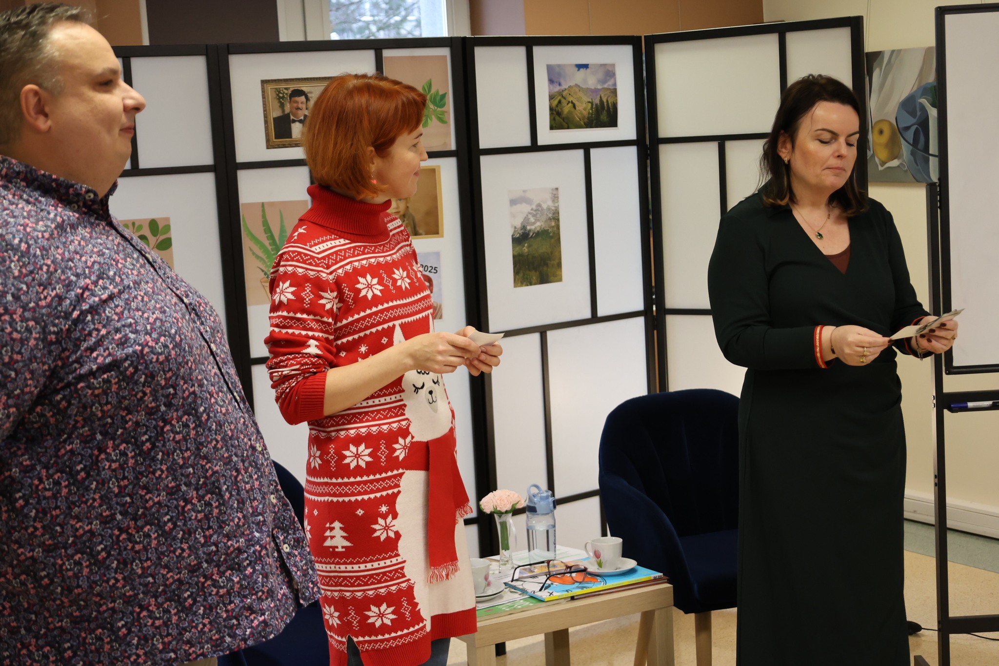 Tata też czyta - przedstawienie