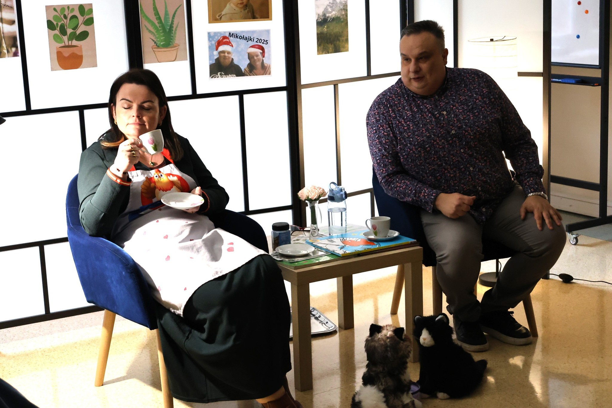 Tata też czyta - przedstawienie