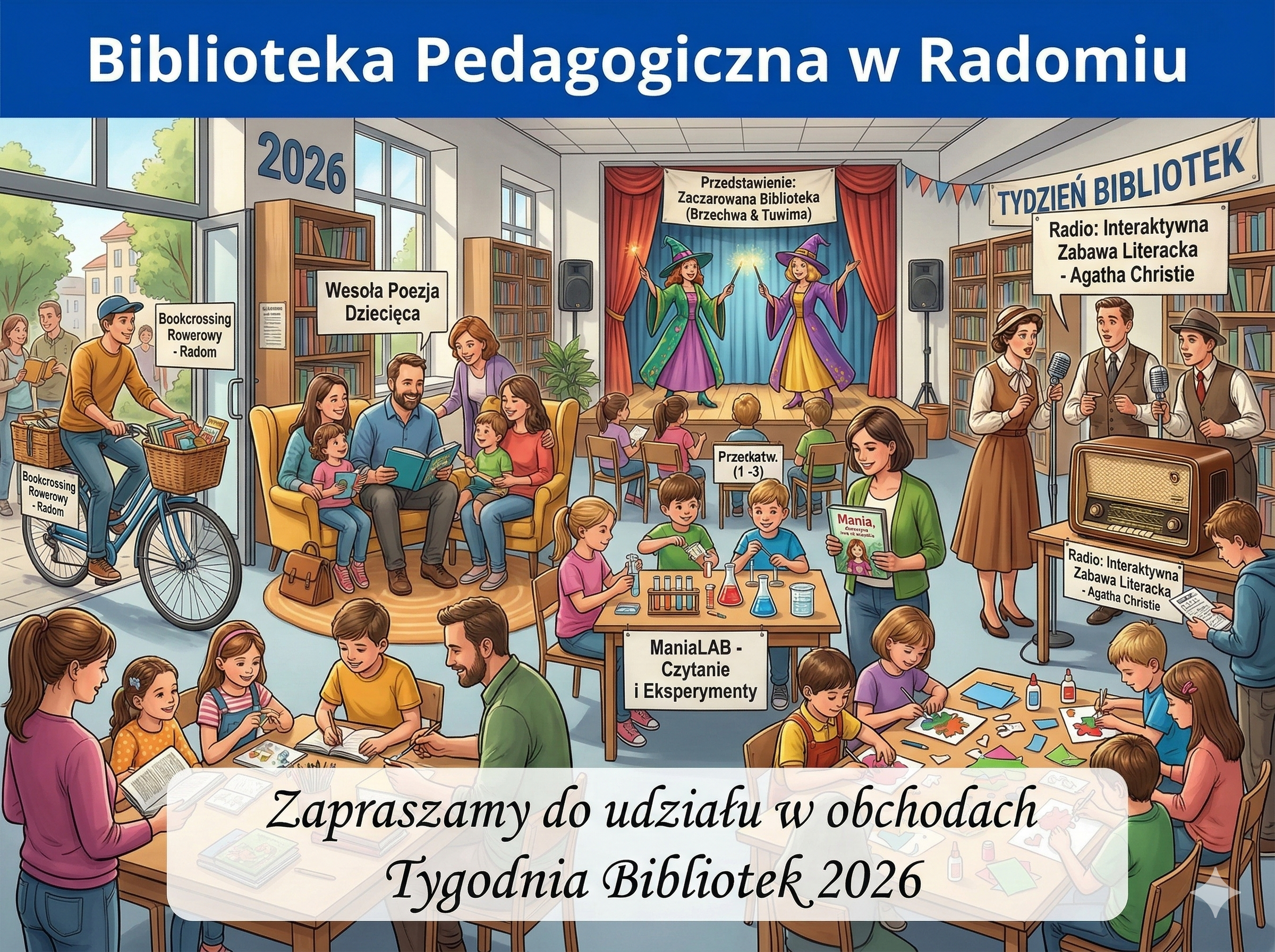 zaproszenie na Tydzień Bibliotek 2026