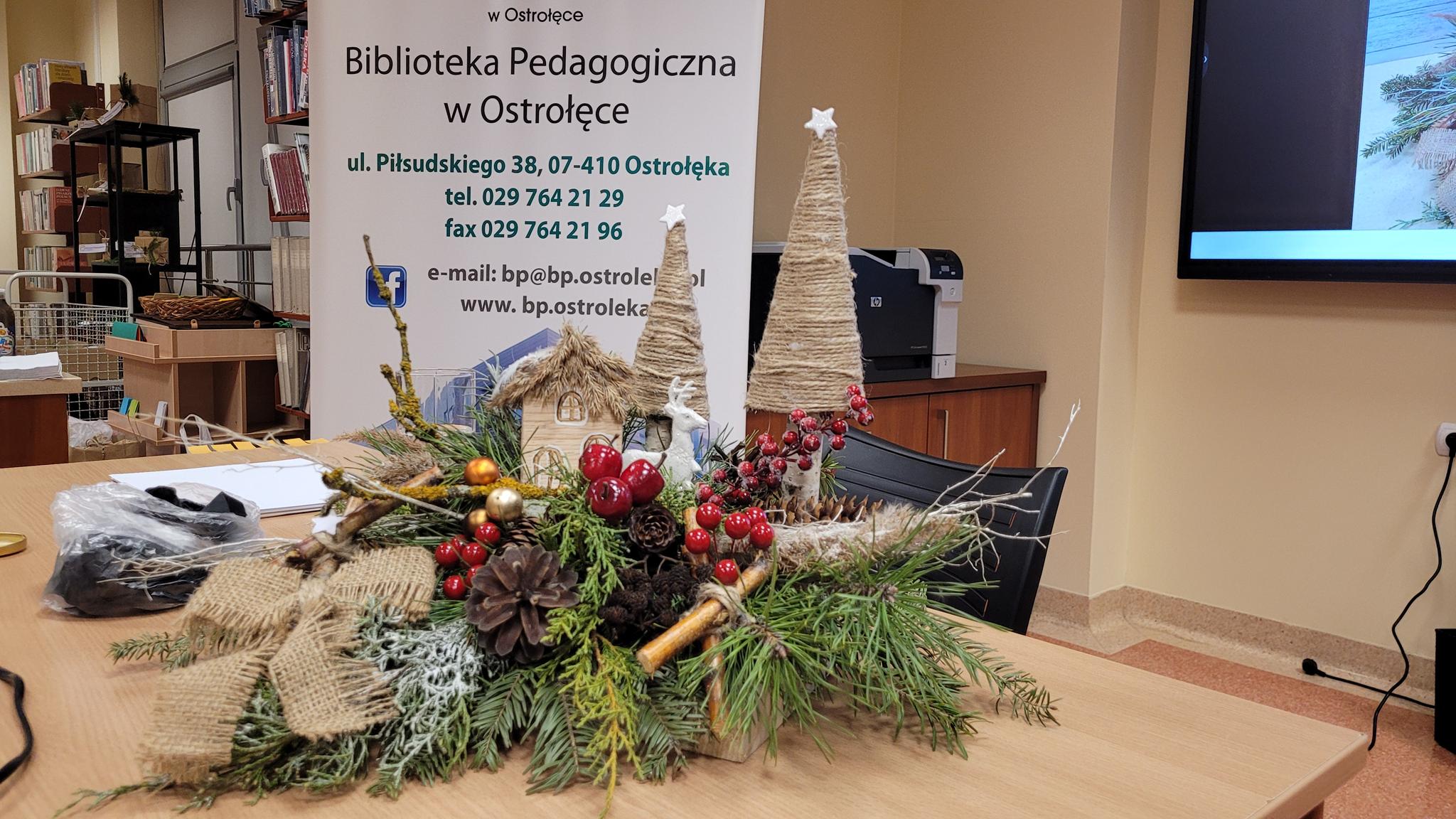 REALCJA Z WARSZTATÓW „ZRÓB SOBIE STROIK NA ŚWIĘTA”