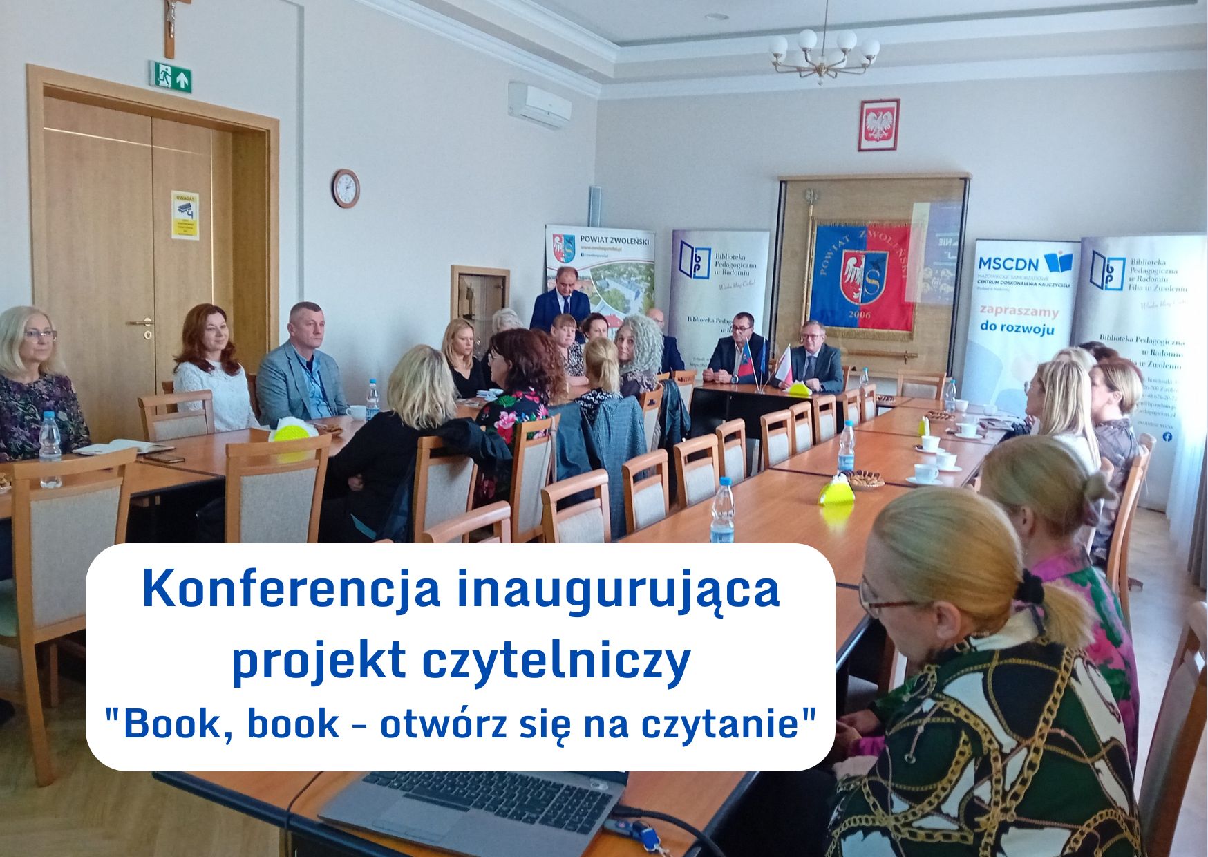 Konferencja otwierająca edukacyjny projekt czytelniczy BOOK, BOOK – OTWÓRZ SIĘ NA CZYTANIE