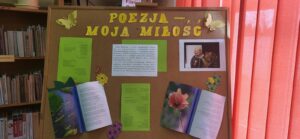 Spotkanie autorskie z Ireną Błażewską w bibliotece Publicznej Szkoły Podstawowej im. Władysława Jagiełły w Zwoleniu