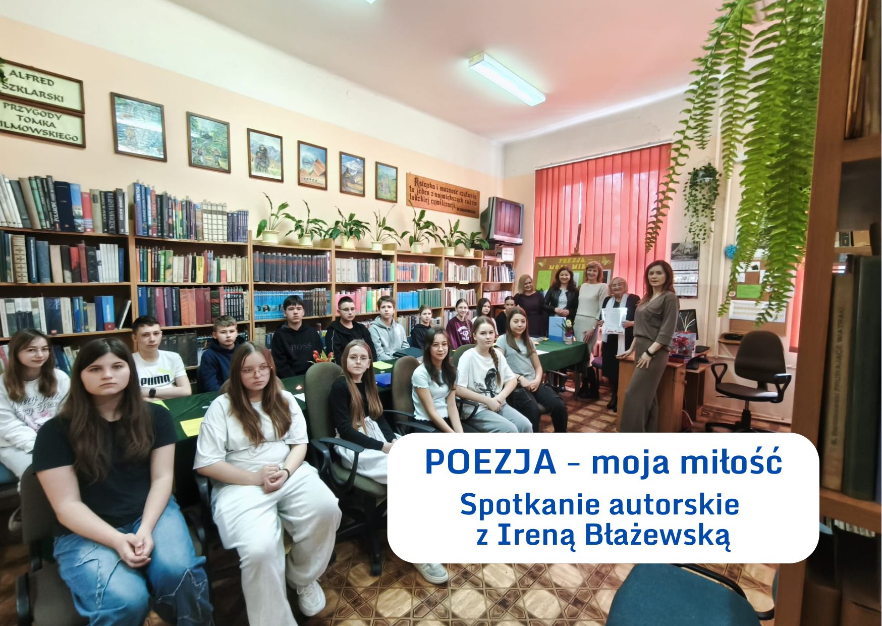 Poezja moja miłość. Spotkanie autorskie z Ireną Błażewską