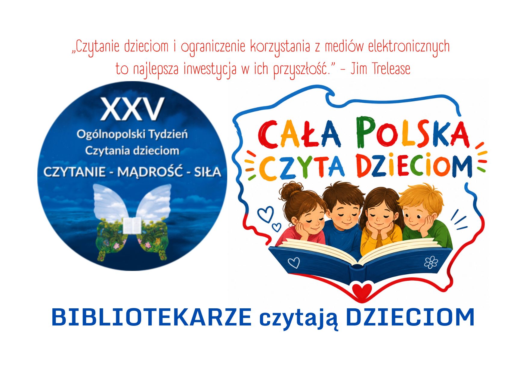 Jubileuszowy XXV Ogólnopolski Tydzień Czytania Dzieciom (XXV OTCD) w bibliotece