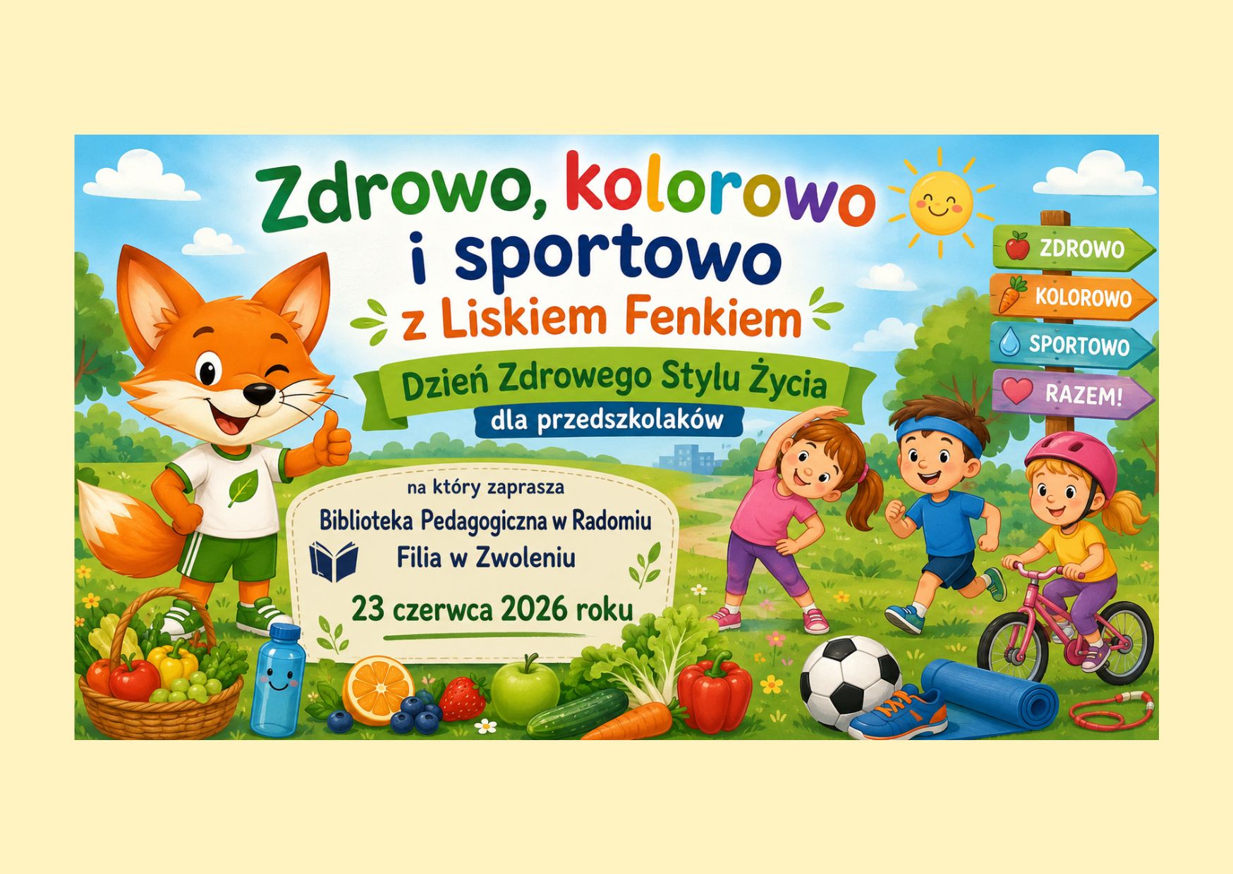 Dzień Zdrowego stylu życia dla przedszkolaków