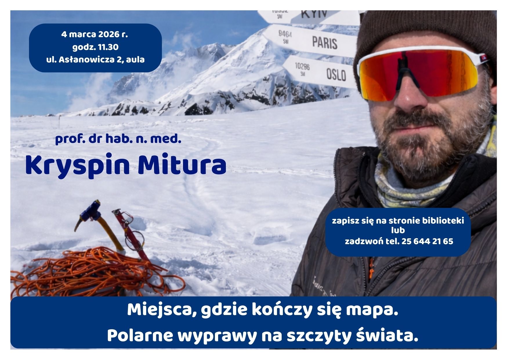 4 marca 2026 r. godz. 11.30 ul. Asłanowicza 2, aula