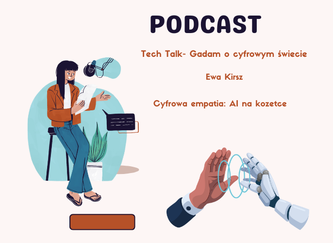 Grafika reklamujaca podcast